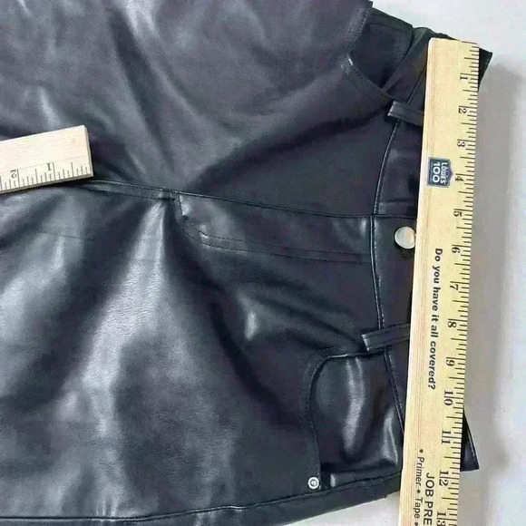 Zara Faux Leather Pants - size 2 Straight Leg - Picture 8 of 9
